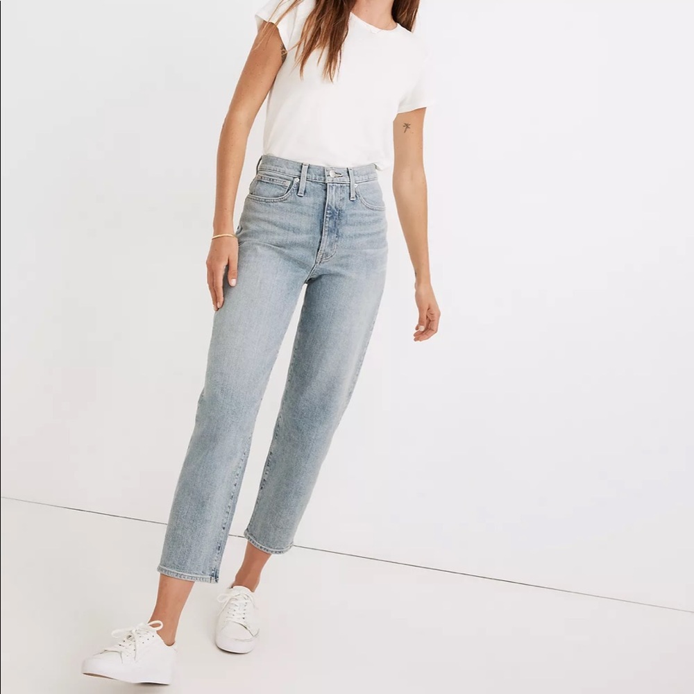 Madewell Petite Balloon Jeans in Littlefield Wash